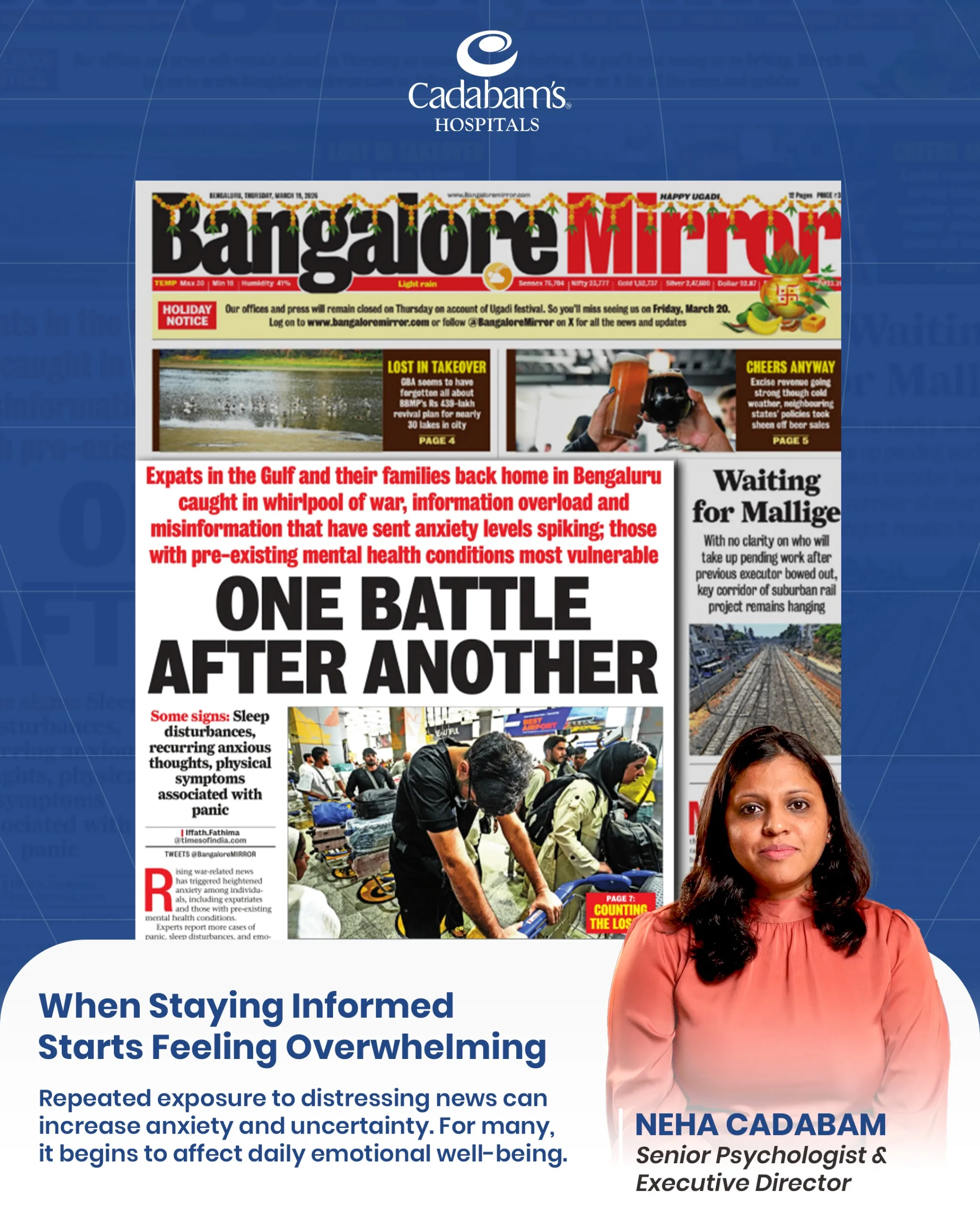 War Anxiety Rising: How News & Misinformation Are Impacting Mental Health
