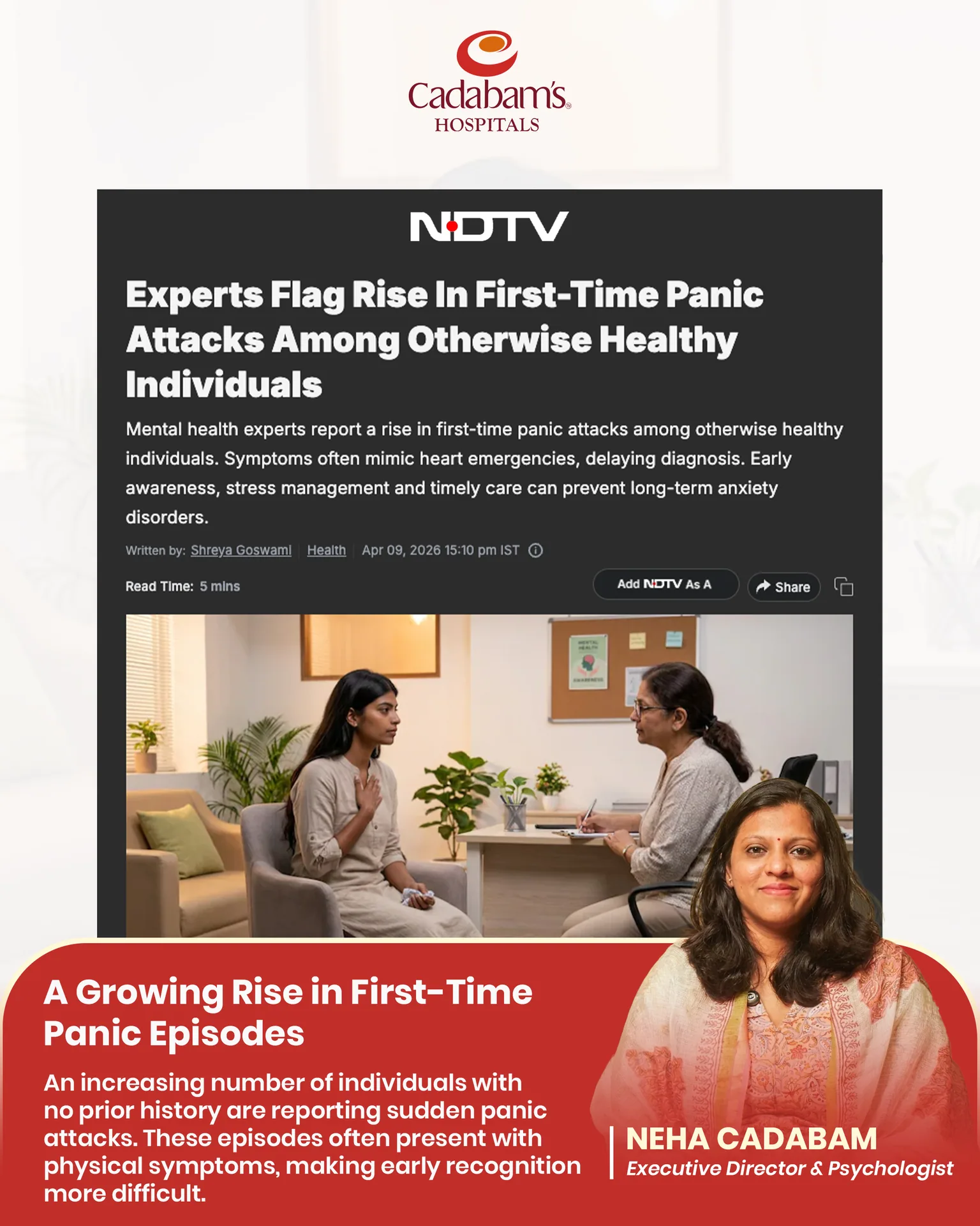 Experts Flag Rise In First-Time Panic Attacks Among Otherwise Healthy Individuals